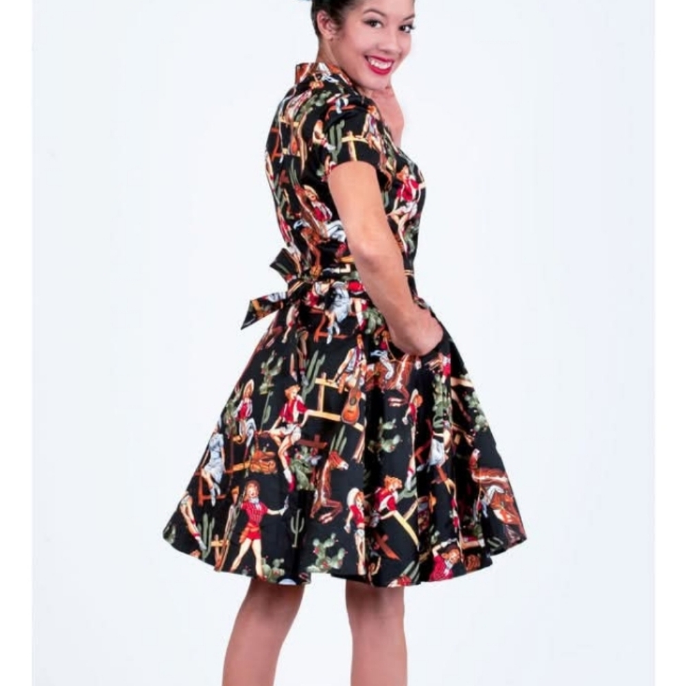 Danielle Amelie The Perfect Dress Cowgirls With Pockets Size Large
